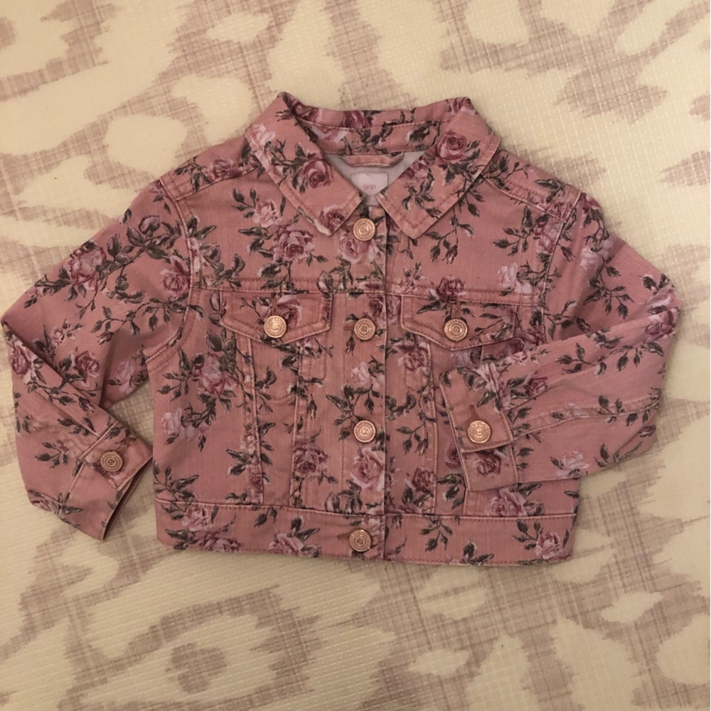 Gap x Loveshack Fancy floral denim jacket